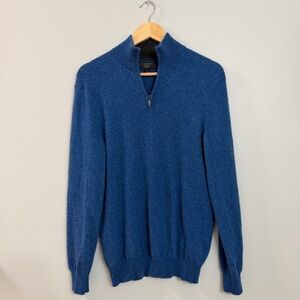 Charter Club Men's Cashmere Quarter Zip Sweater